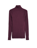 Viscose Mix Textured High Neck Jumper