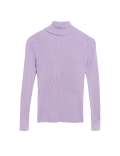 Viscose Mix Textured High Neck Jumper