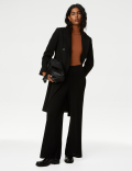 Viscose Mix Textured High Neck Jumper