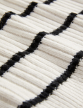 Ribbed Striped Knitted Jumper