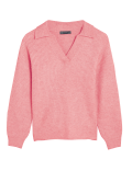Ribbed Collared Jumper
