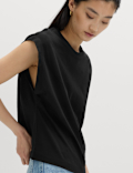 Pure Cotton Cap Sleeve T-Shirt