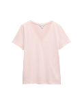 Pure Cotton V-Neck T-Shirt
