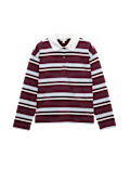 Pure Cotton Striped Long Sleeve Rugby Top