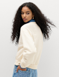 Cotton Rich Crew Neck Sweatshirt