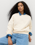 Cotton Rich Crew Neck Sweatshirt