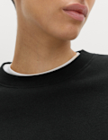 Cotton Rich Crew Neck Sweatshirt