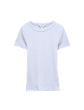 Cotton Rich Ribbed Slim Fit T-Shirt