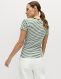 Cotton Rich Ribbed Slim Fit T-Shirt