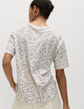 Cotton Modal Blend Printed T-Shirt