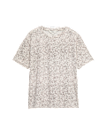 Cotton Modal Blend Printed T-Shirt