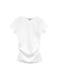 Pure Cotton Ruched T-Shirt