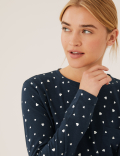 Pure Cotton Foil Print Pocket T-Shirt