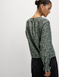 Lyocell Rich Printed Blouse