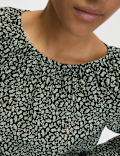 Lyocell Rich Printed Blouse