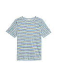 Linen Blend Striped T-Shirt