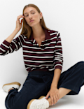 Cotton Rich Striped Rugby Top