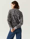 Printed High Neck Sweatshirt