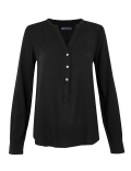 V-Neck Popover Blouse