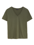 Cotton Modal Blend Embellished T-Shirt