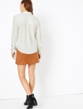 Tencel ™ Button Detailed Pocket Shirt