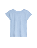 Pure Cotton Everyday Fit Slash Neck T-shirt