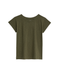 Pure Cotton Everyday Fit Slash Neck T-shirt