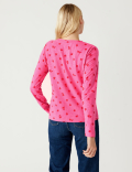 Pure Cotton Printed Crew Neck T-Shirt