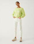 Pure Cotton Printed Sweatshirt