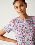 Pure Cotton Printed Pocket T-Shirt