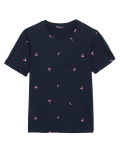 Pure Cotton Printed Pocket T-Shirt