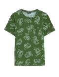 Pure Cotton Printed Pocket T-Shirt