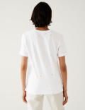 Pure Cotton Printed Pocket T-Shirt