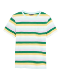 Pure Cotton Striped Pocket T-Shirt