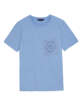 Pure Cotton Lace Pocket T-Shirt