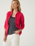 Pure Cotton Zip Up Hoodie