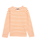 Pure Cotton Striped Crew Neck Top