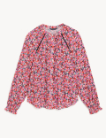 Floral Button Through Blouse