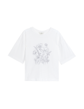Pure Cotton Embroidered T-Shirt