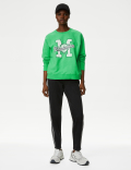 Pure Cotton Slogan Sweatshirt