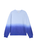 Pure Cotton Ombre Slub Sweatshirt