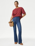 Cotton Rich Broderie T-Shirt