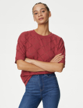 Cotton Rich Broderie T-Shirt