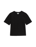 Cotton Rich Broderie T-Shirt