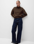 High Neck Sweatshirt
