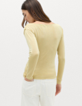 Slinky Asymmetric Neckline Top