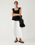 Linen Rich Vest Top