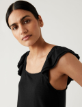 Linen Rich Vest Top