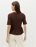 Pure Cotton Ruffle Top