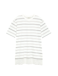 Pure Cotton Lace Hem T-Shirt